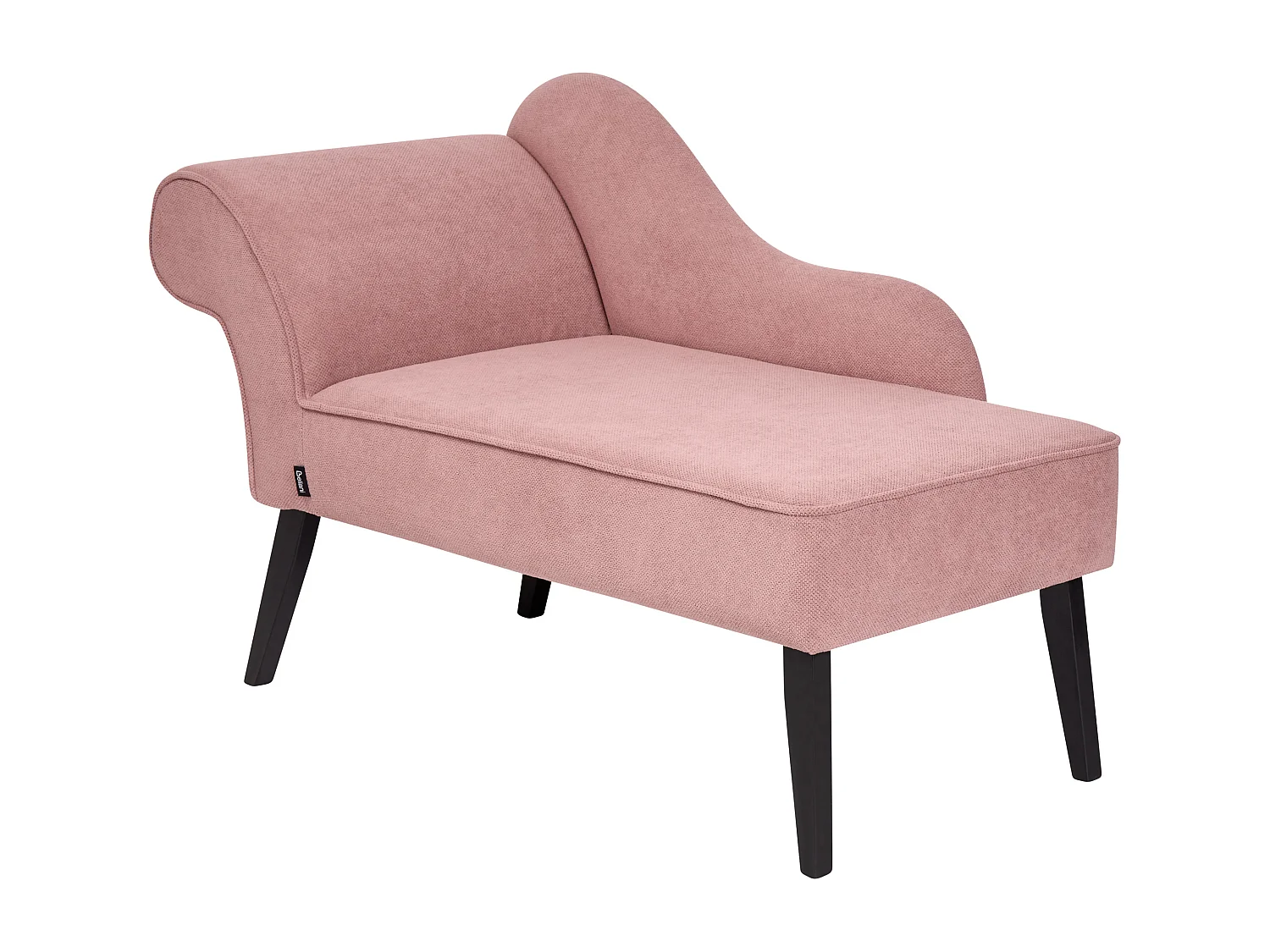 Chaise longue côté droite BIARRITZ Tissu Rose