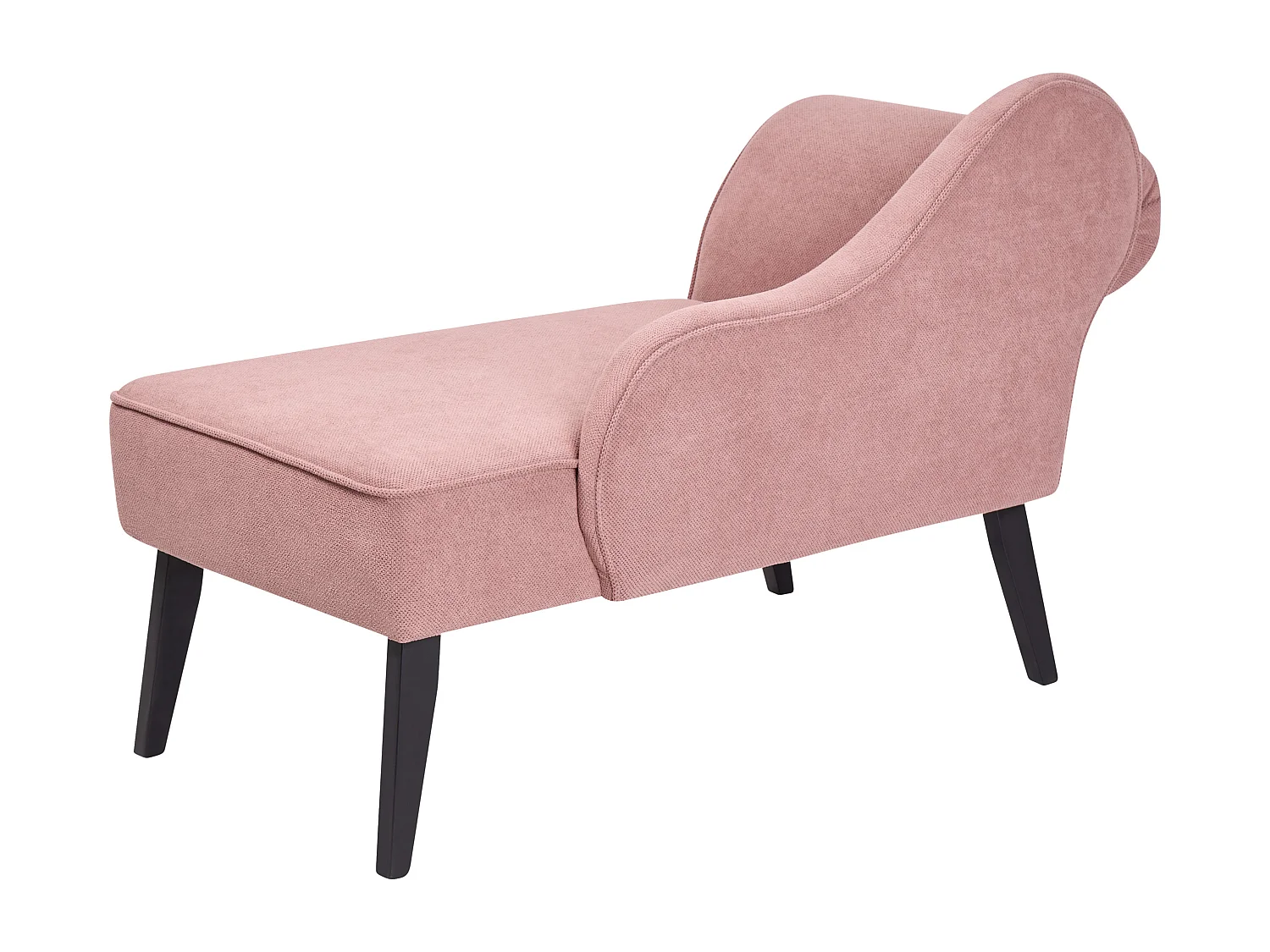 Chaise longue côté droite BIARRITZ Tissu Rose
