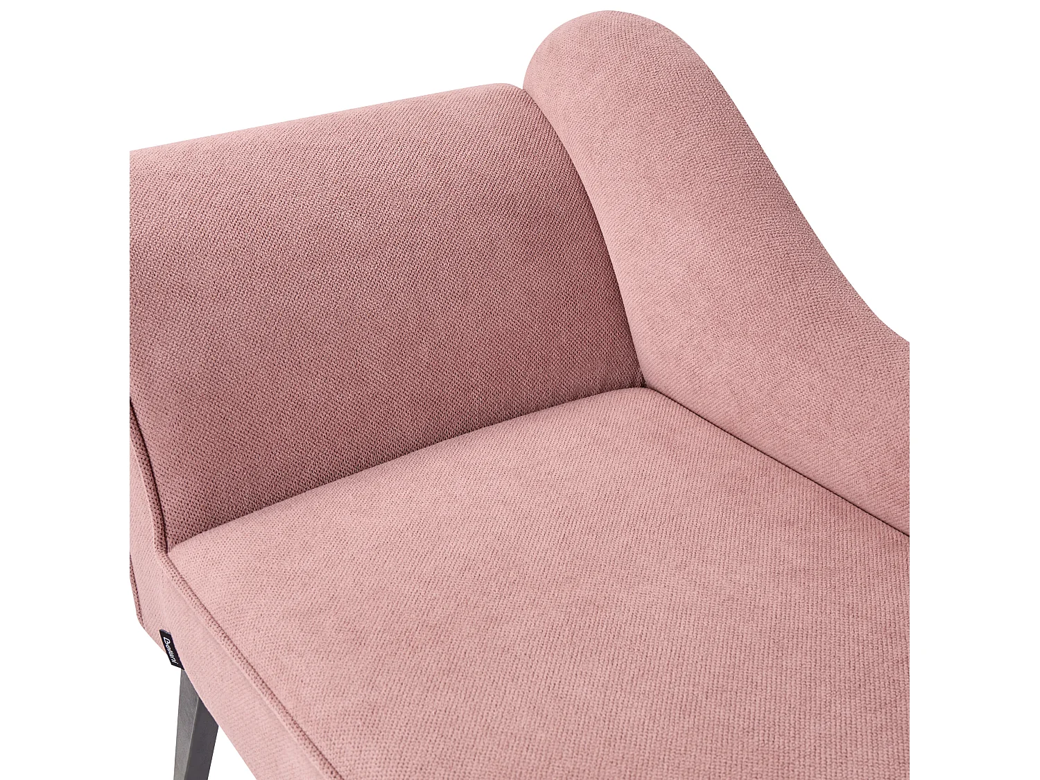 Chaise longue côté droite BIARRITZ Tissu Rose