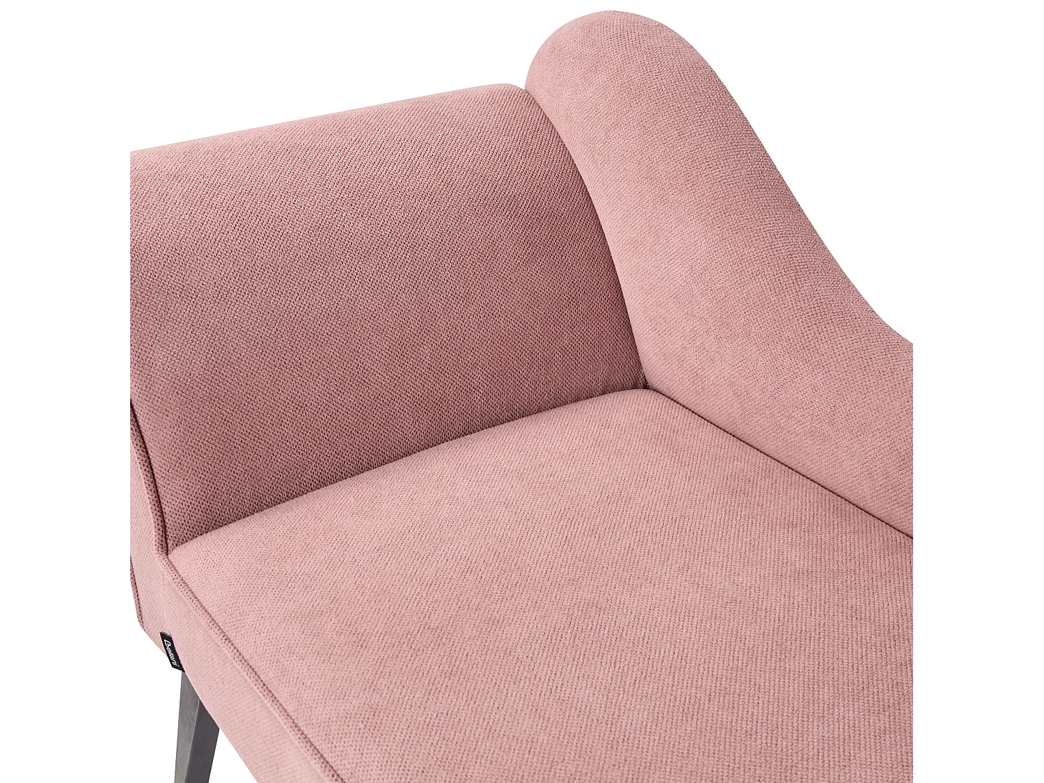 Chaise longue côté droite BIARRITZ Tissu Rose