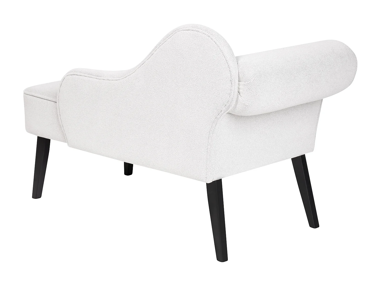 Chaise longue izquierdo BIARRITZ Tela Blanco