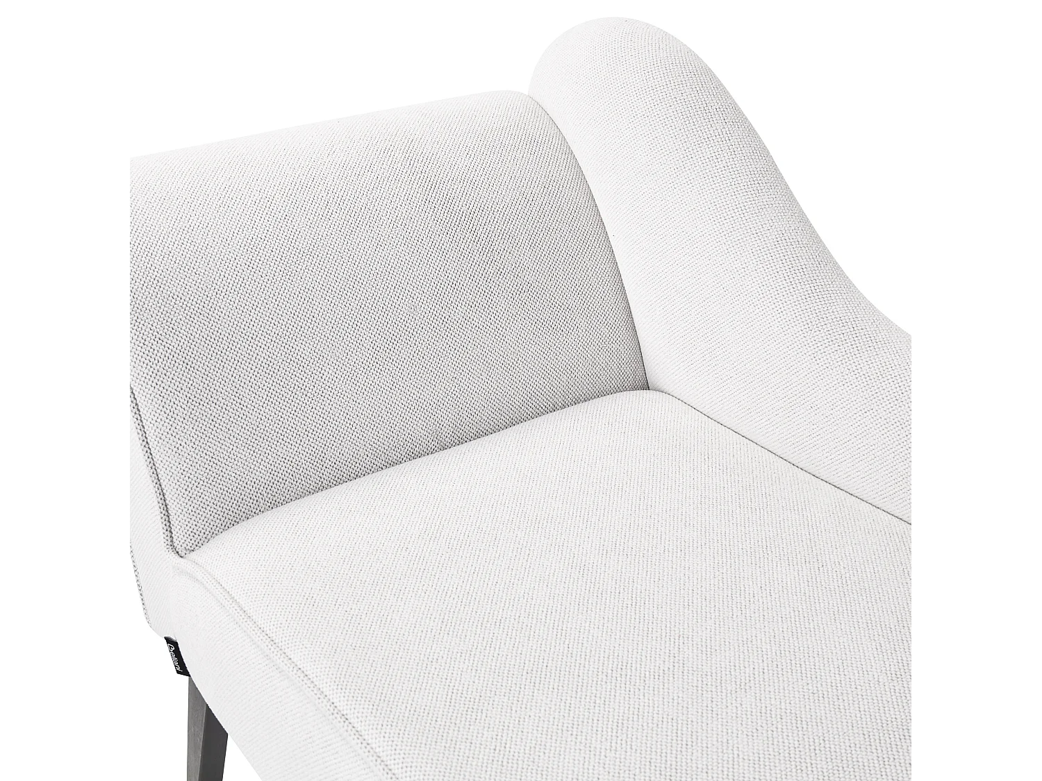 Chaise longue izquierdo BIARRITZ Tela Blanco