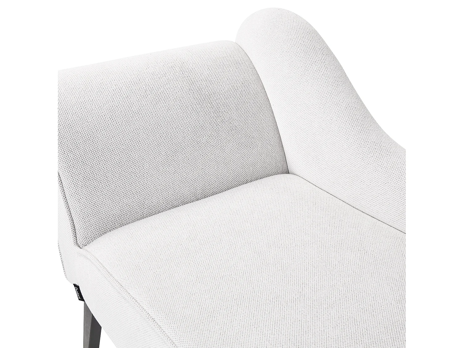 Chaise longue côté gauche BIARRITZ Tissu Blanc