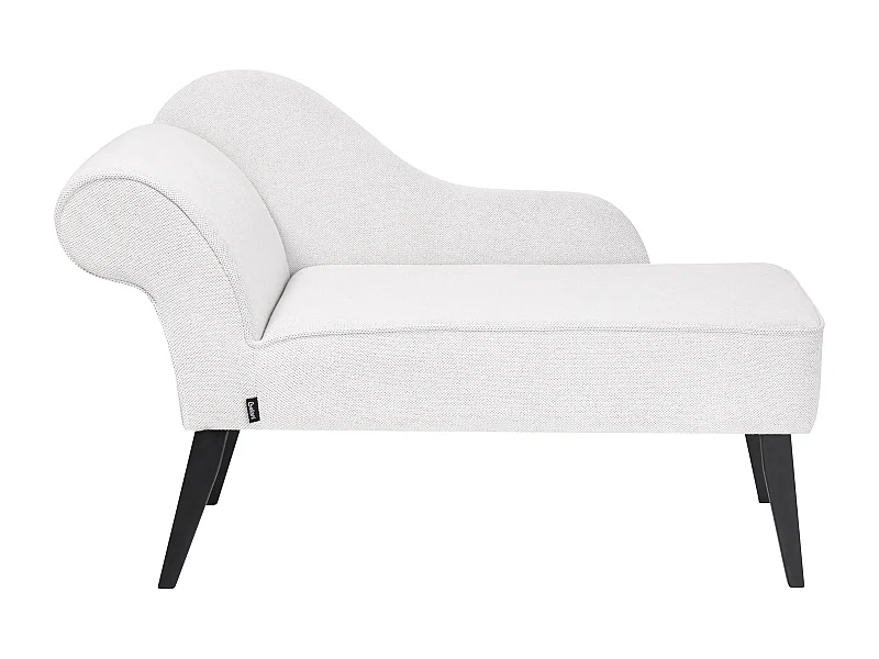 Chaise longue versione sinistra BIARRITZ Tessuto Bianco