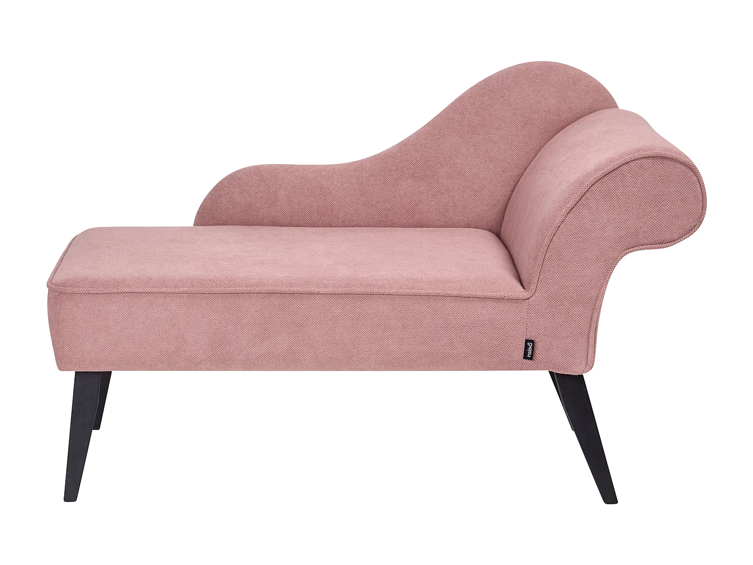 Chaise longue côté droit BIARRITZ Tissu Rose