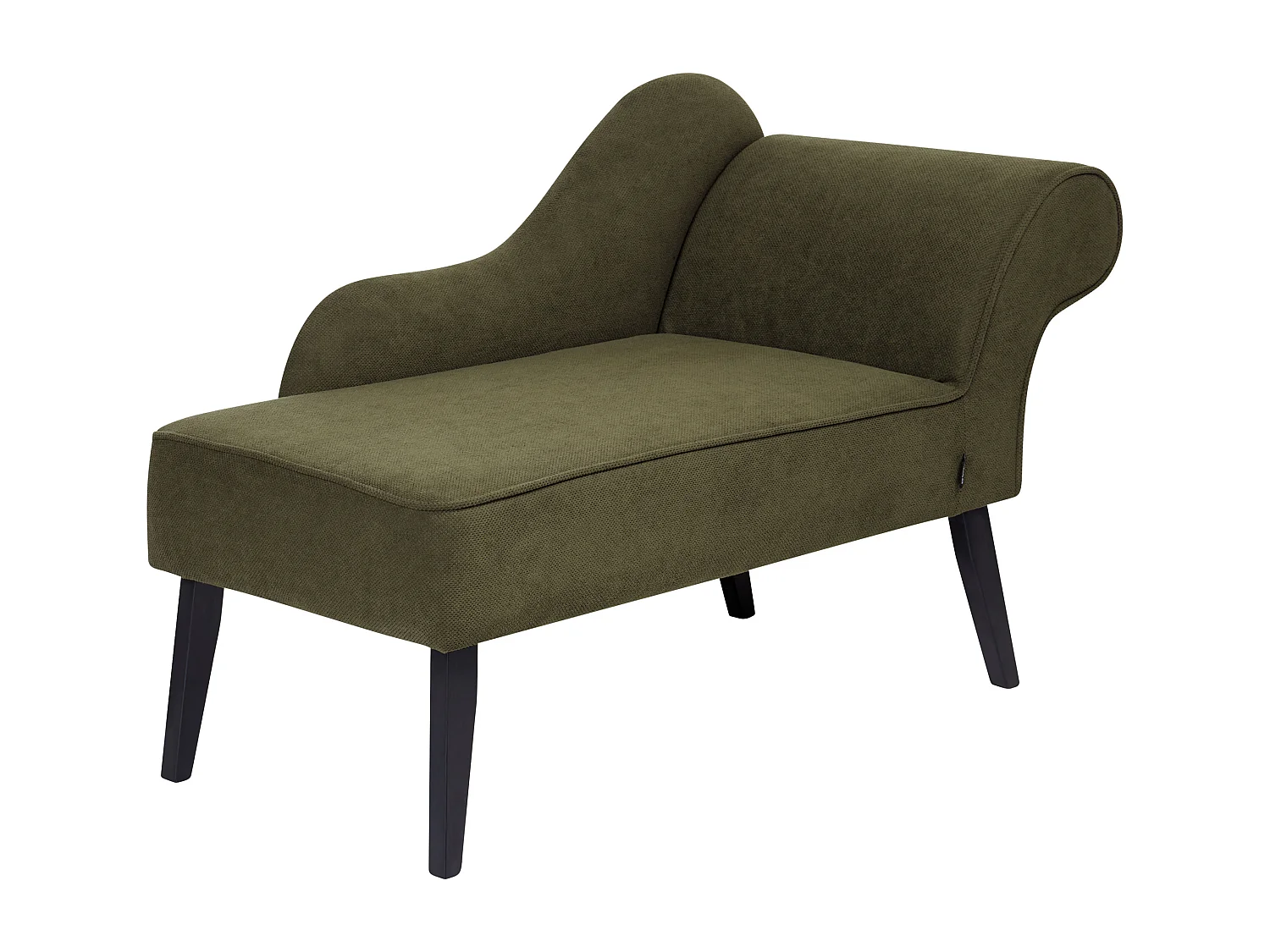 Chaise longue versione destra BIARRITZ Tessuto Verde oliva