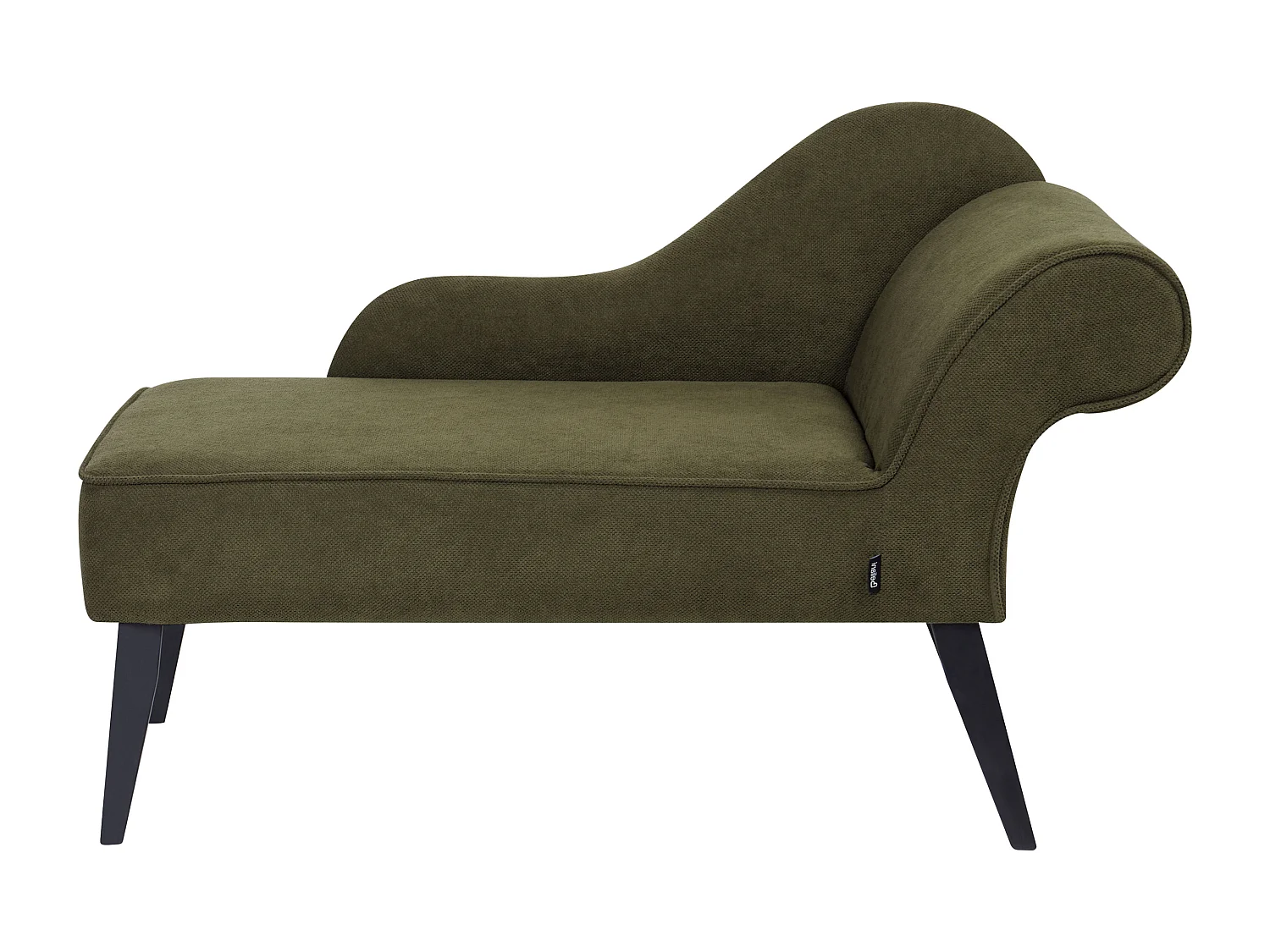 Chaise longue côté droit BIARRITZ Tissu Vert olive