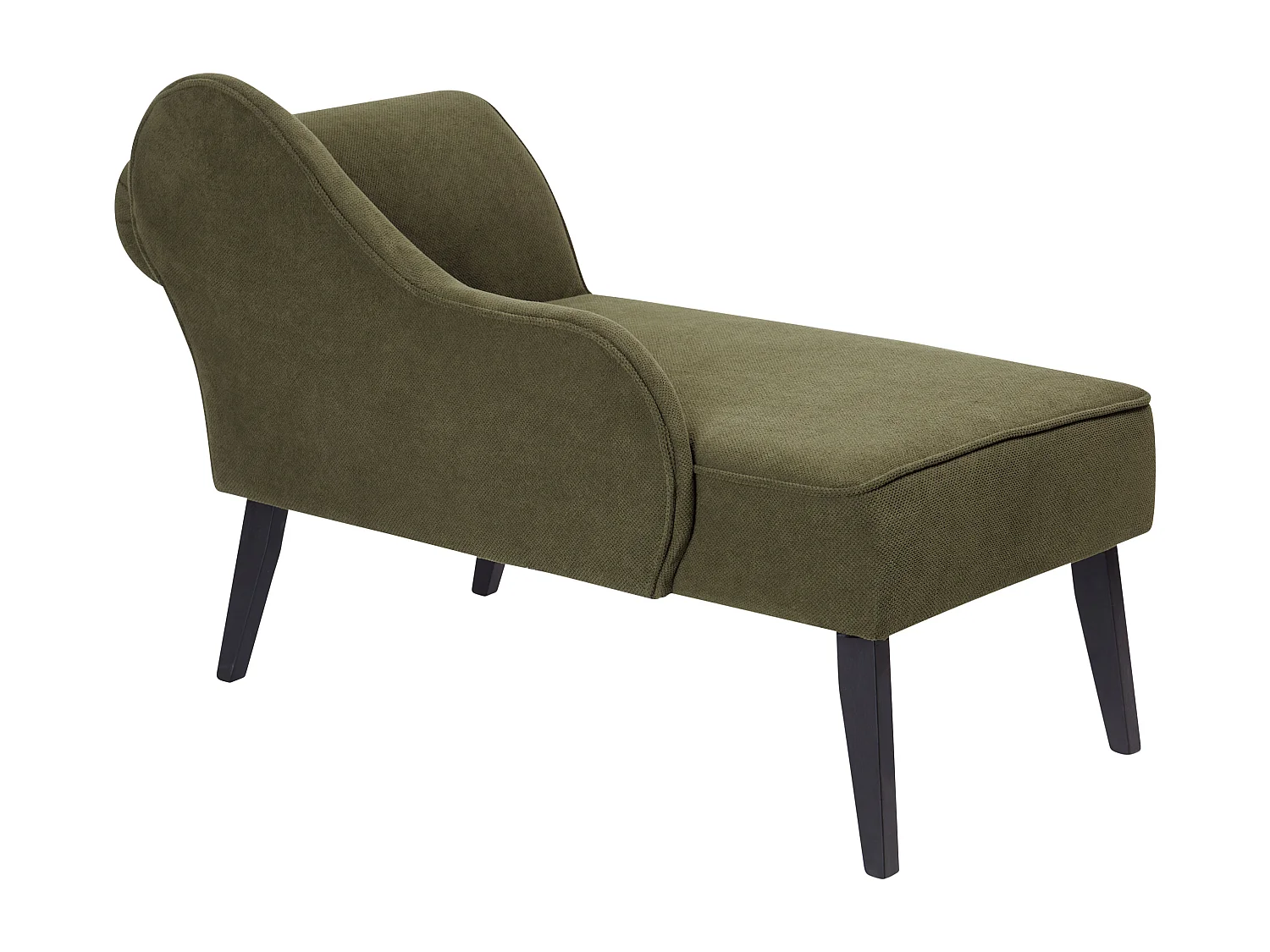 Chaise longue côté droit BIARRITZ Tissu Vert olive