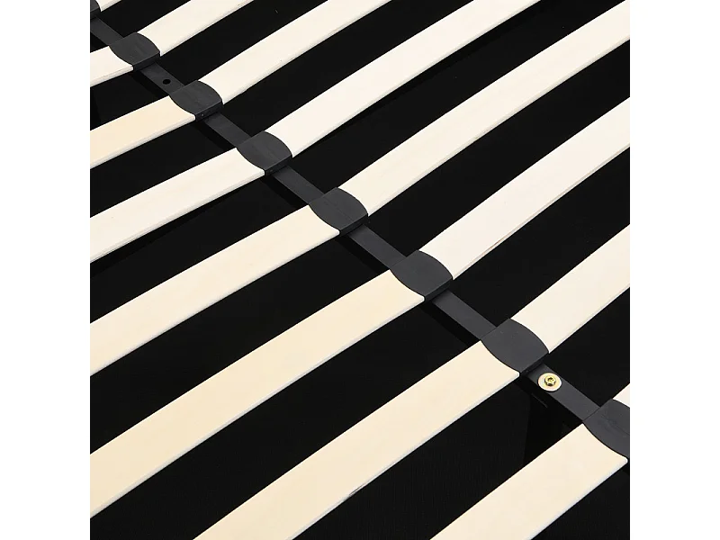 Lit coffre rembourré en similicuir - 140x200cm - avec Port USB et LED - tête de lit à angle réglable - Gris