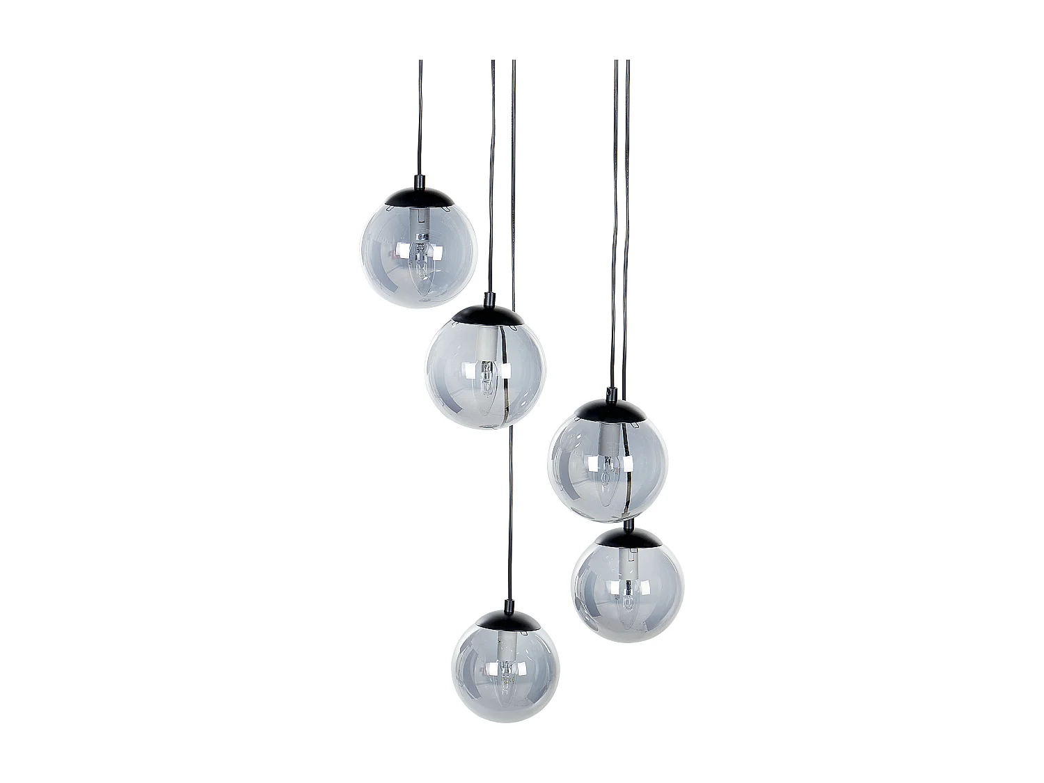 Lampe suspension NOEL Verre Noir