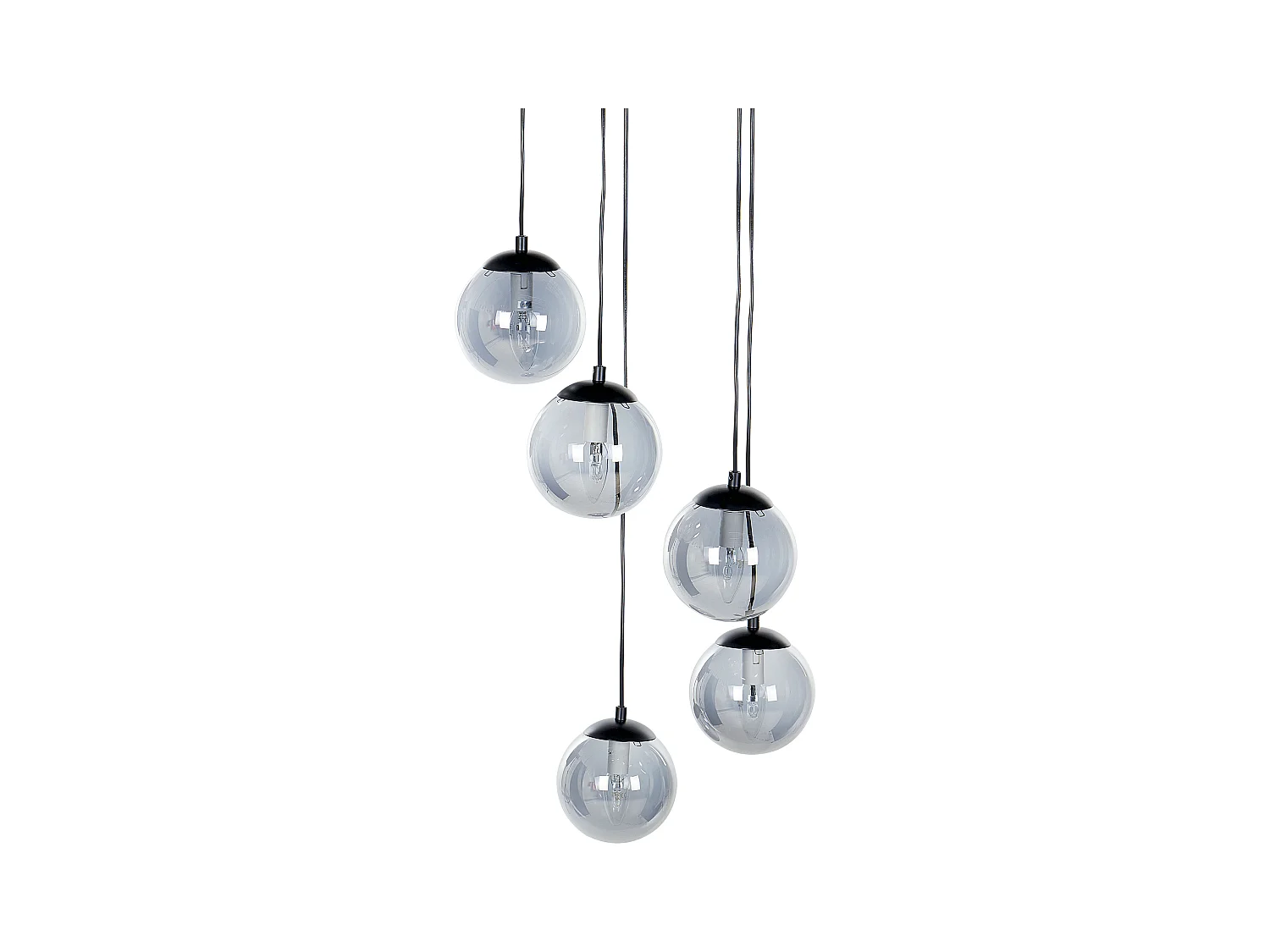Lampe suspension NOEL Verre Noir