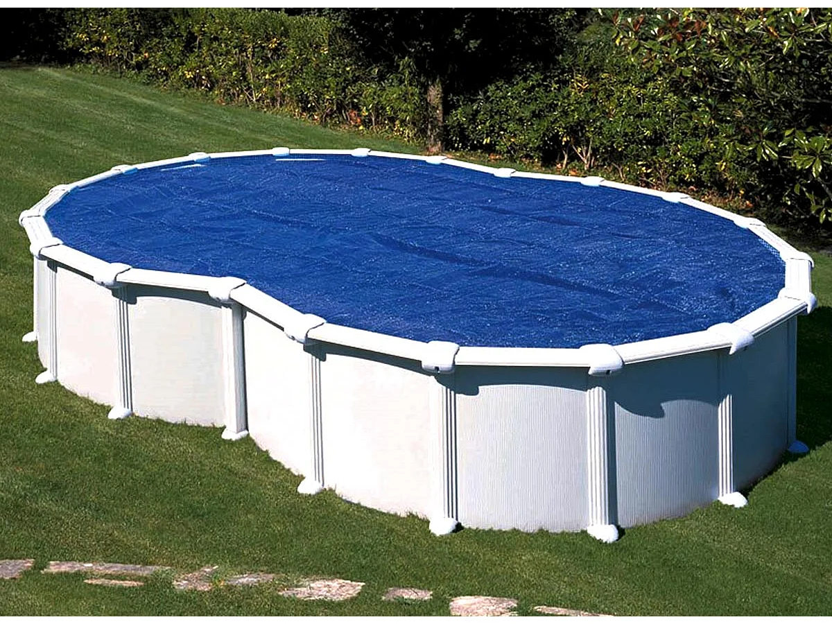 Cobertor de Verano Gre 472x305 cm para Piscinas en Forma de Ocho de 500x340 cm | Cobertor Flotante Isotérmico