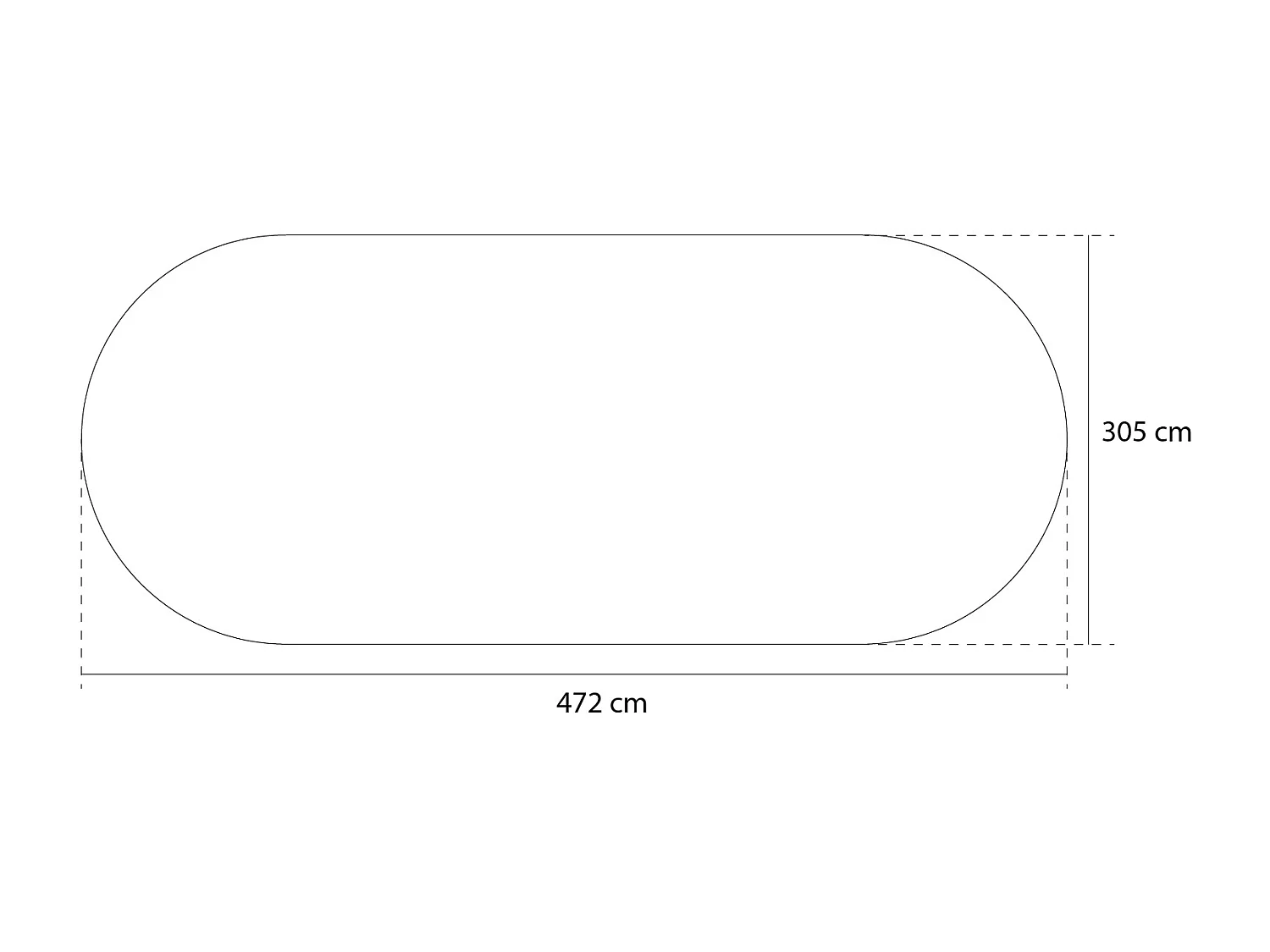 Cobertor de Verano Gre 472x305 cm para Piscinas en Forma de Ocho de 500x340 cm | Cobertor Flotante Isotérmico