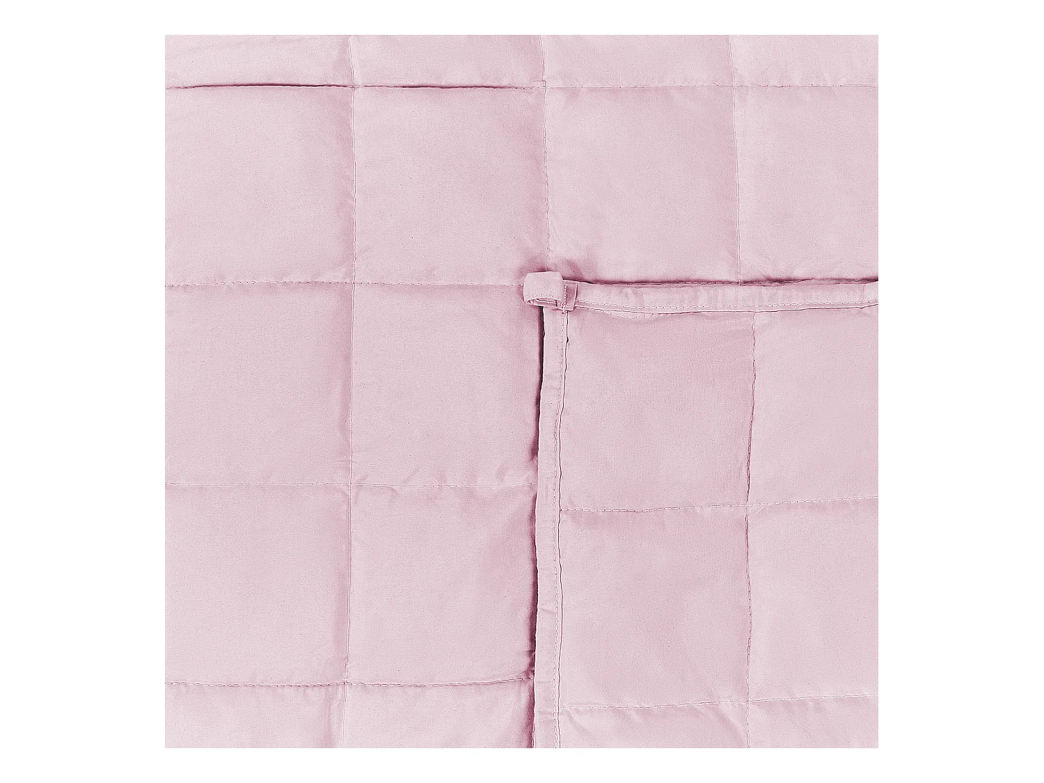 Gewichtsdecke mit Glasperlen kleine Kammern 100 x 150 cm 4 kg rosa modern Nereid