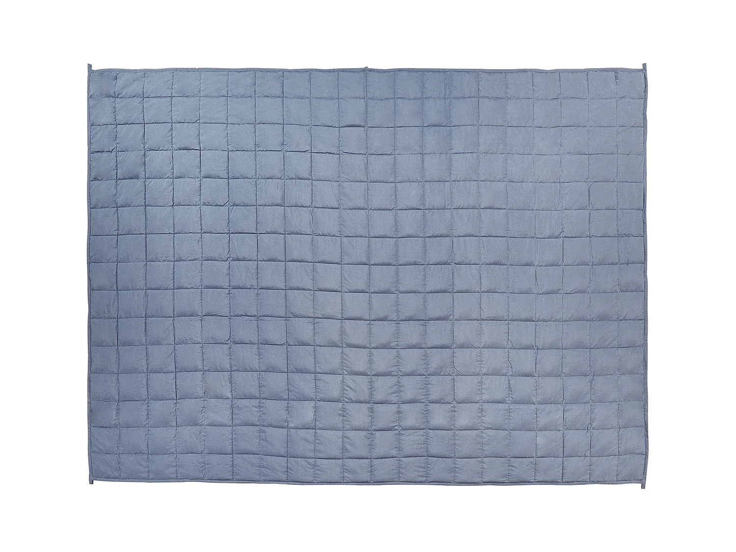 Gewichtsdecke mit Glasperlen kleine Kammern 150 x 200 cm 9 kg blau modern Nereid
