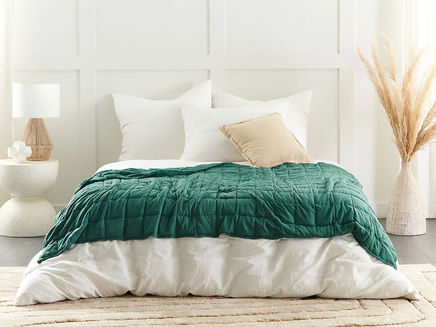 Kołdra obciążeniowa 8000 NEREID 135 x 200 cm Szmaragdowy