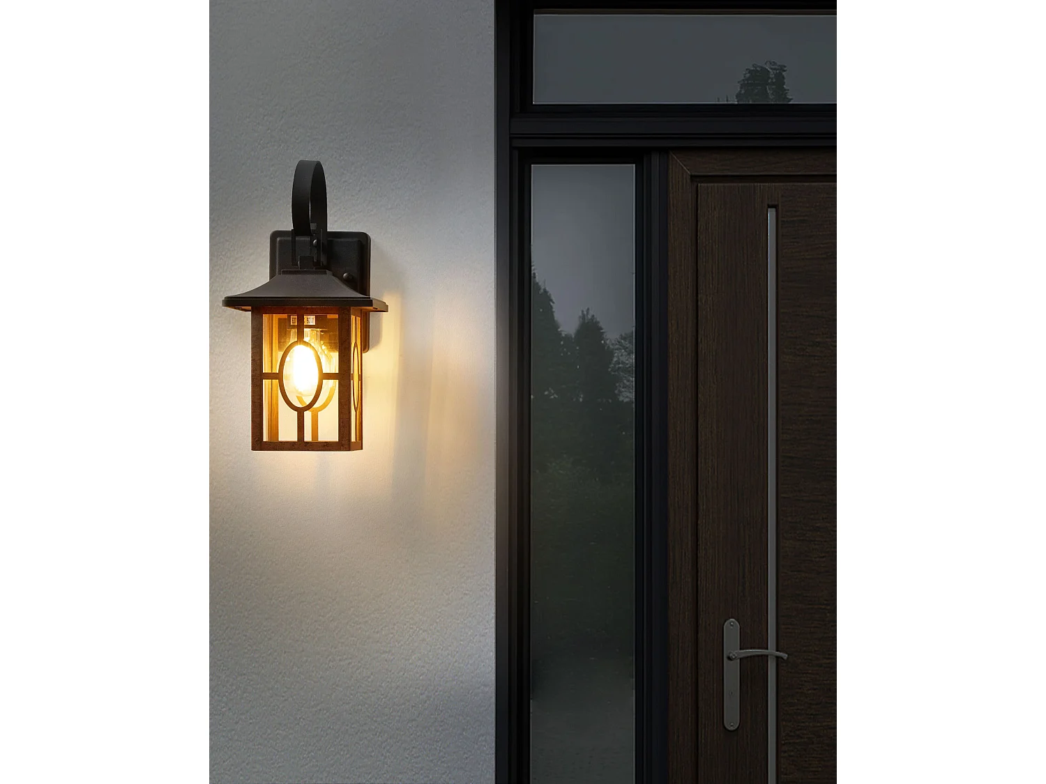 Applique a per esterni SHAGGIE Marrone