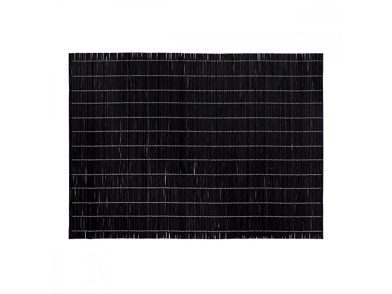 Mantel individual de bambú negro 46x33cm