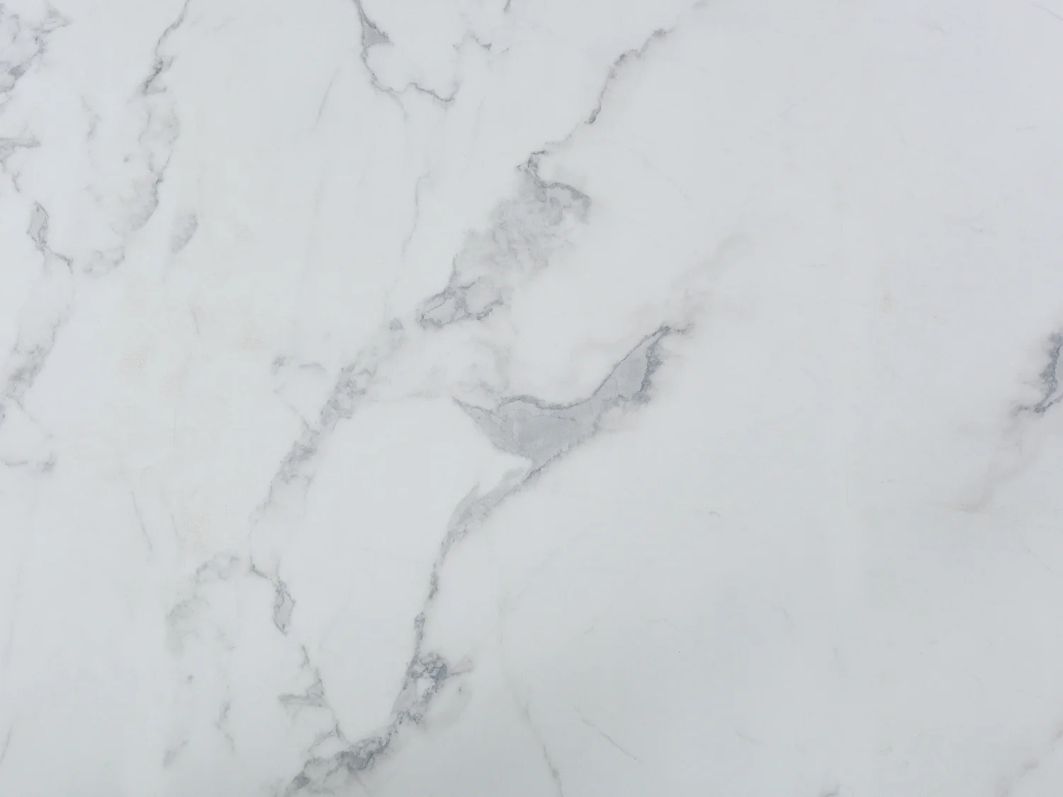 Utdragbart matbord för 6 till 12 personer vit MDF med marmoreffekt  CLOEVA