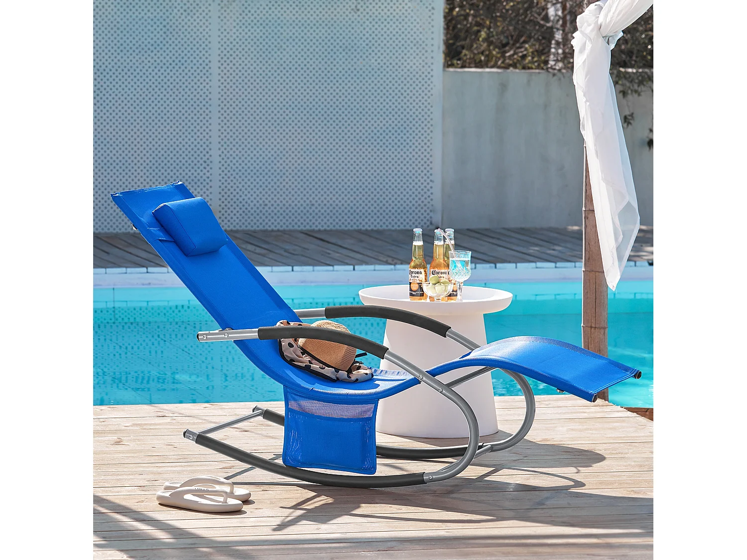 Sonnenliege OGS28-KB 150 x 83 x 63 cm