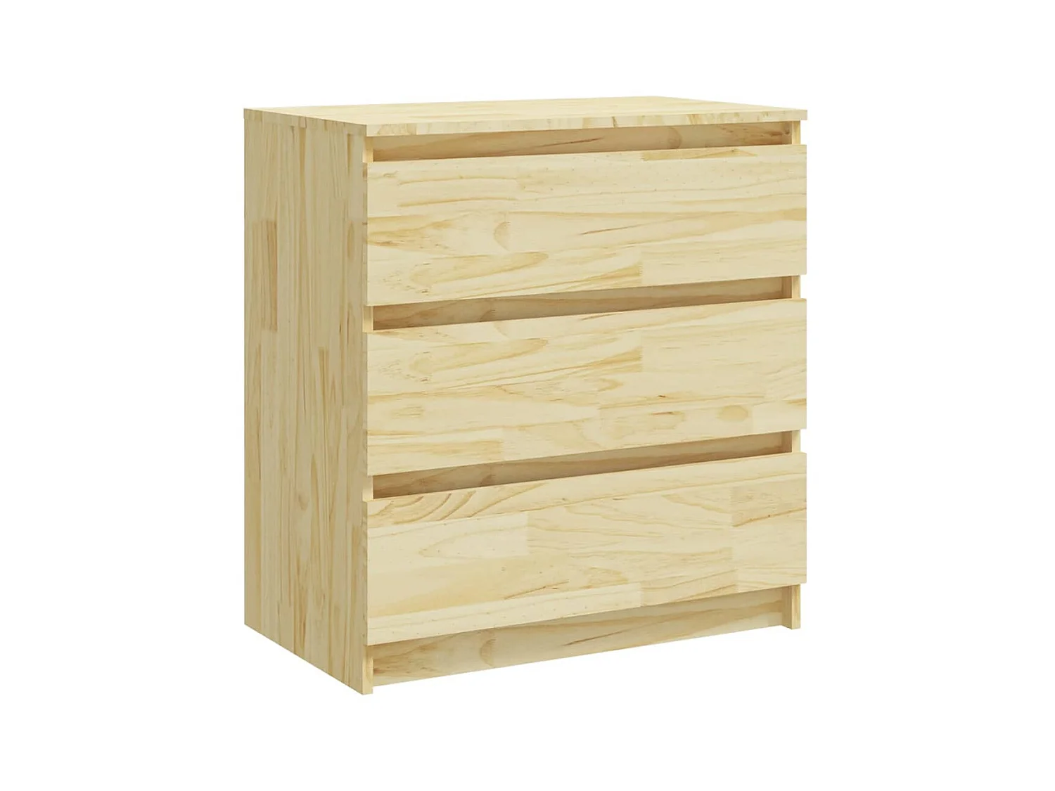 Nachtkastje 60x36x64 cm massief grenenhout