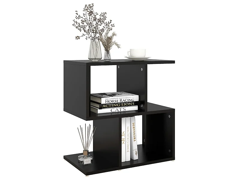 Table de chevet Noir 50x30x51,5