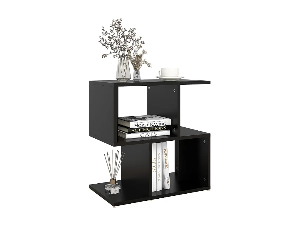 Table de chevet Noir 50x30x51,5