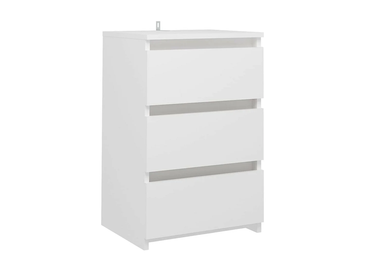 Tables de chevet 2 pcs Blanc 40x35x62,5