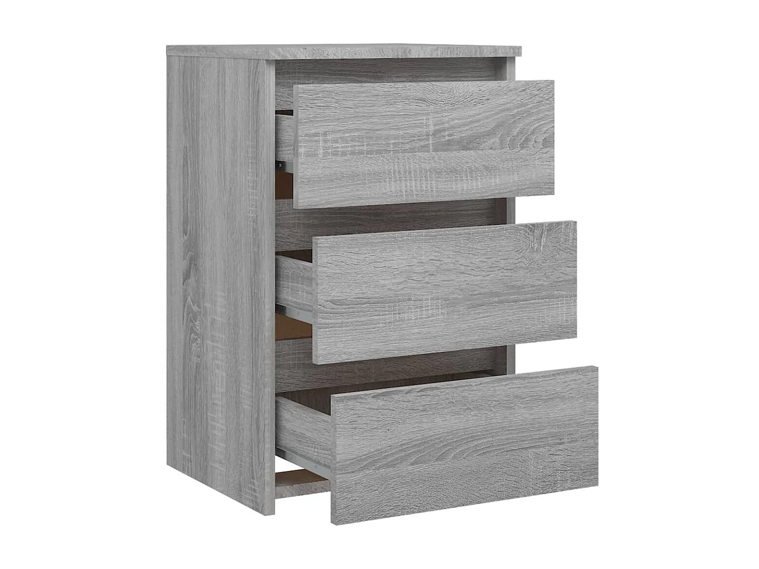 Table de chevet Sonoma gris 40x35x62,5 Bois d'ingénierie