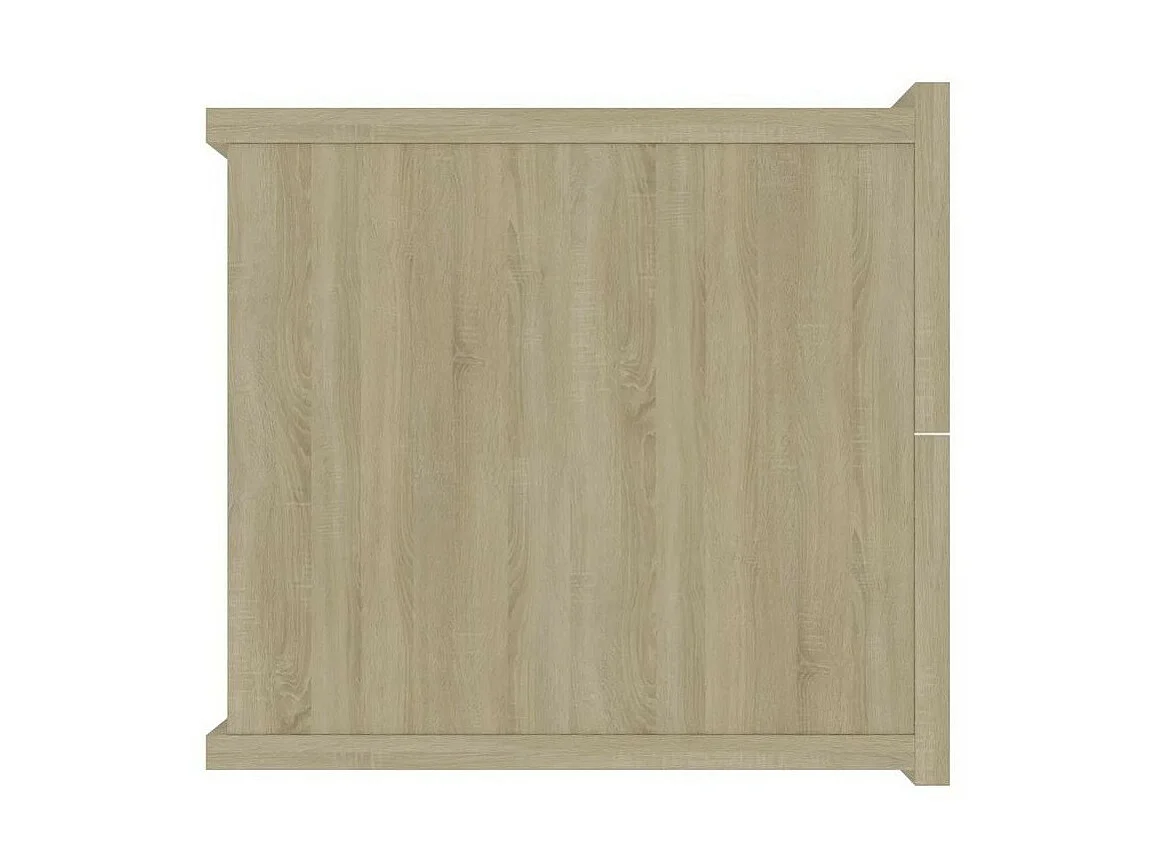 Table de chevet 2 tiroirs bois chêne clair Kelin - Lot de 2