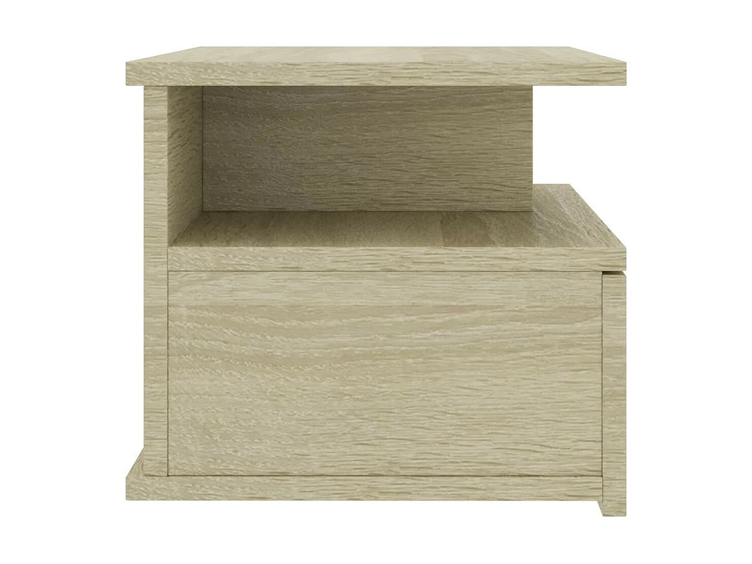 Tables de chevet flottantes 2 pcs Chêne sonoma 40x31x27