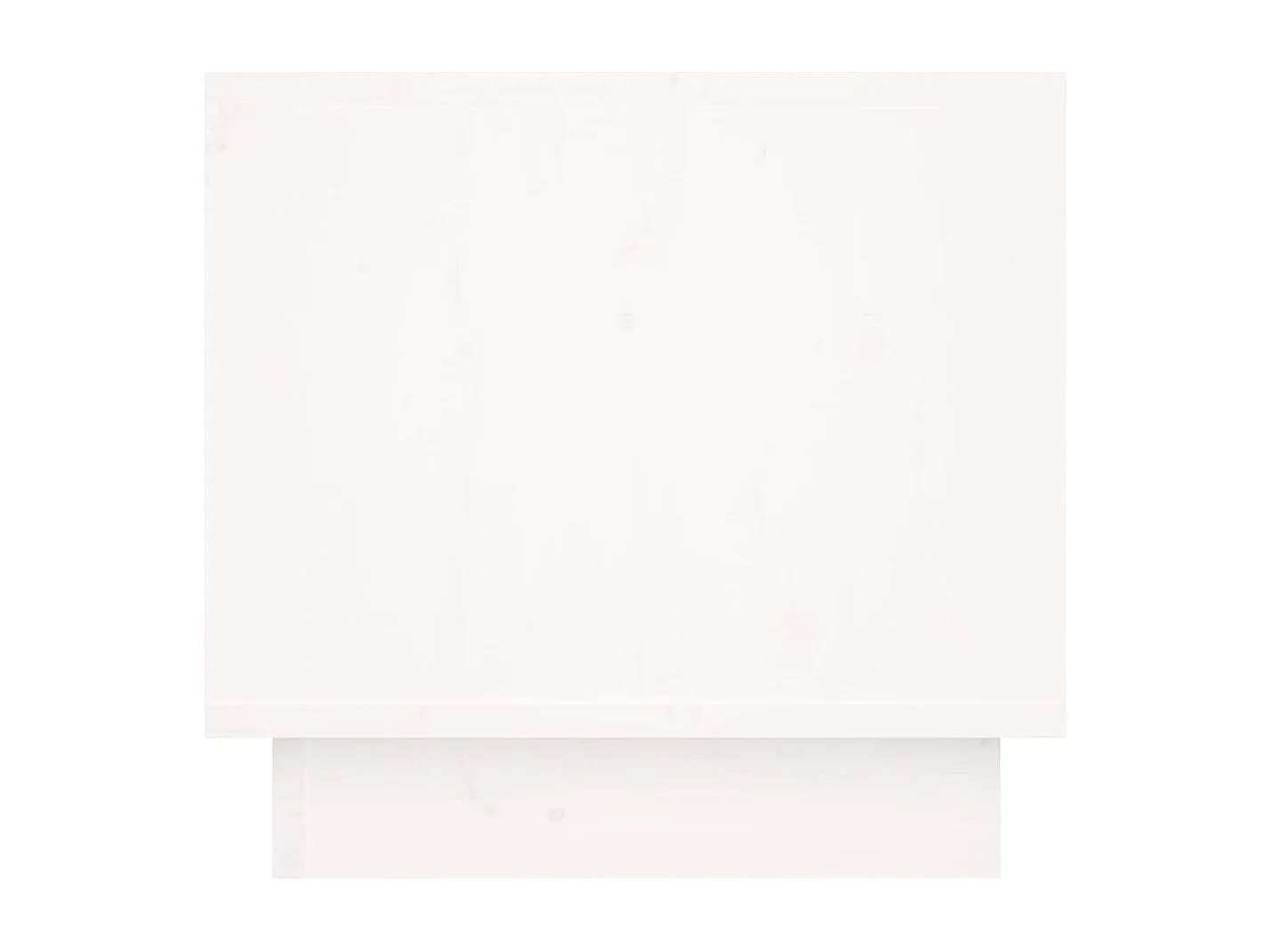 Table de chevet Blanc 35x34x32 Bois de pin solide