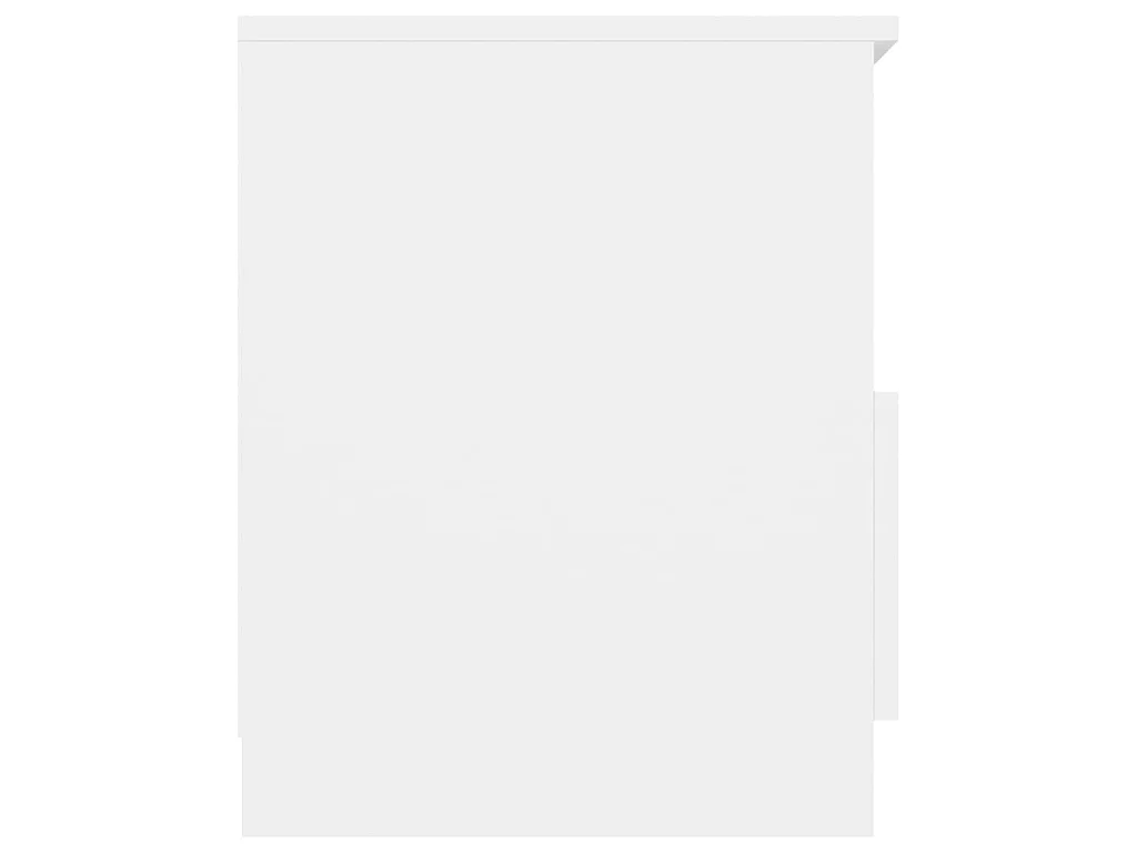 Tables de chevet 2 pcs Blanc 40x40x50 2