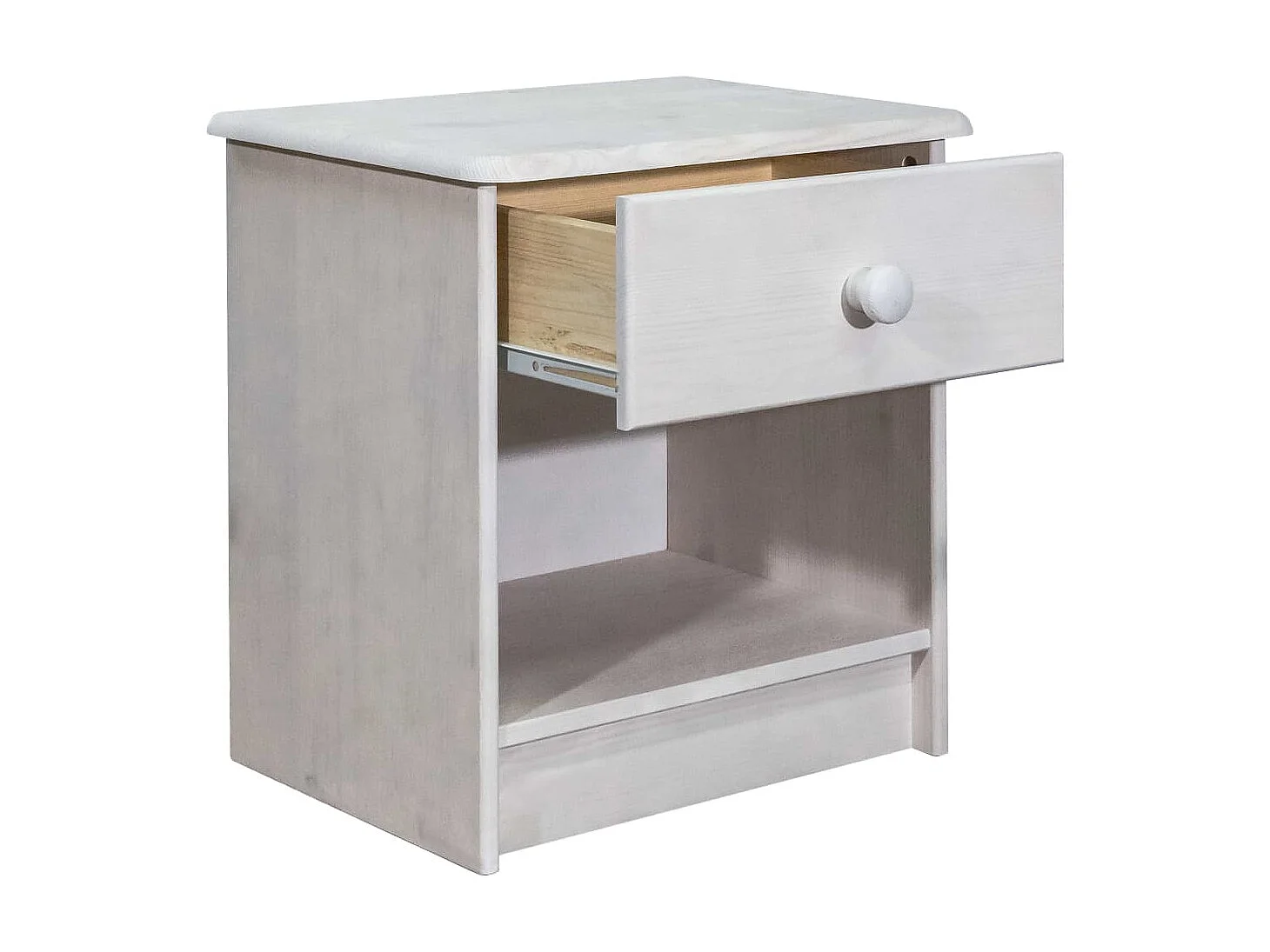 Table de chevet 41x30x42 Bois de pin solide 2