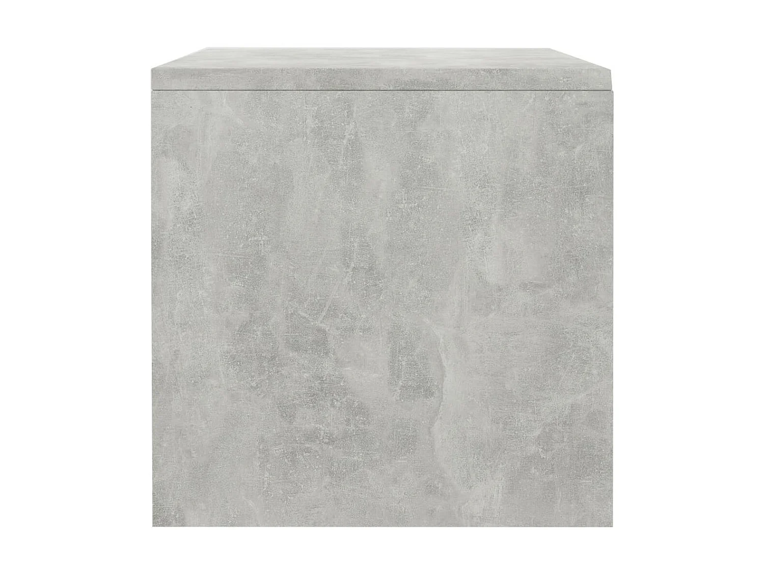 2 pcs Tables de chevet Gris béton 40 x 30x30
