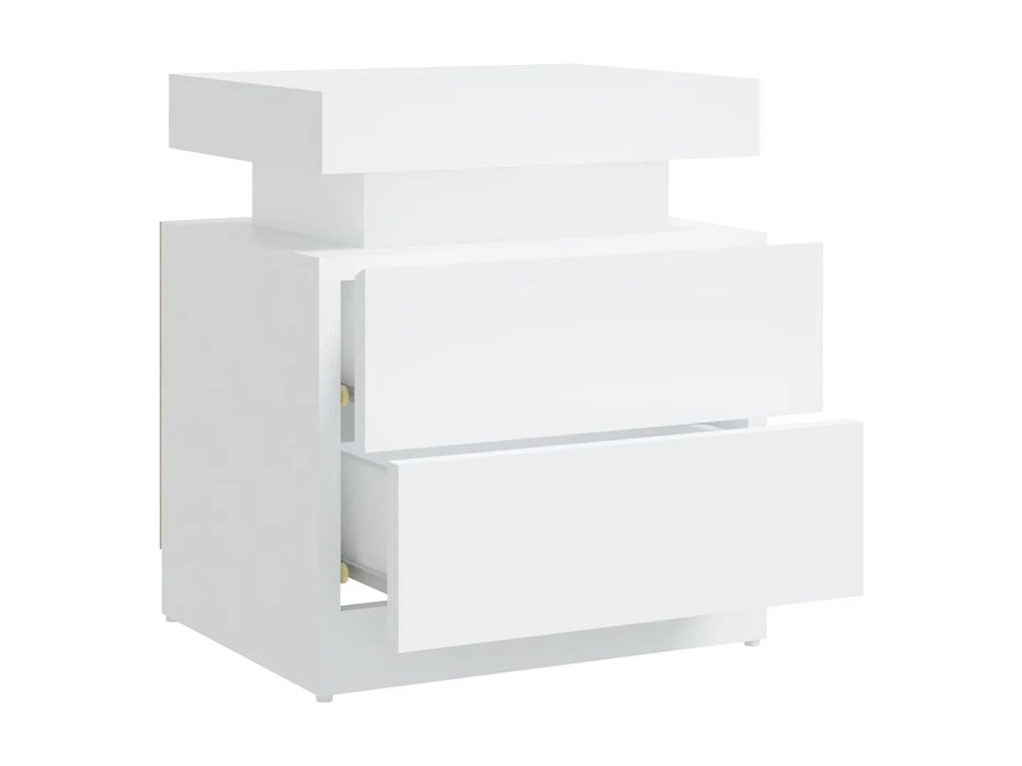 Table de chevet Blanc 45x35x52