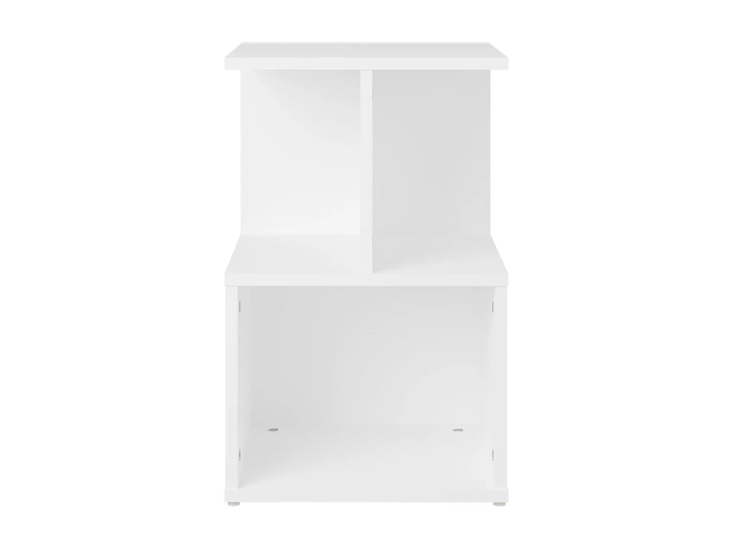 Tables de chevet 2 pcs Blanc 35x35x55