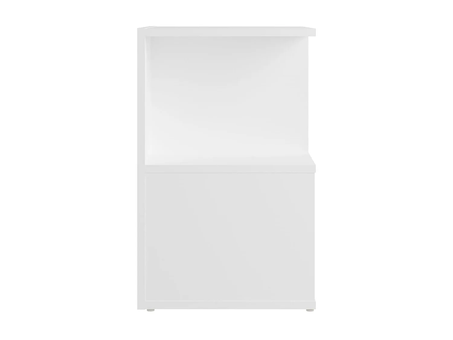 Tables de chevet 2 pcs Blanc 35x35x55