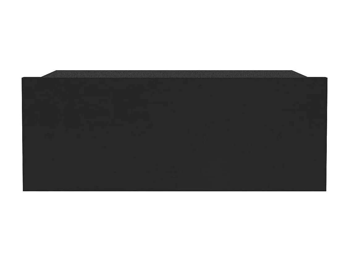 Tables de chevet flottantes 2 pcs Noir 40x30x15