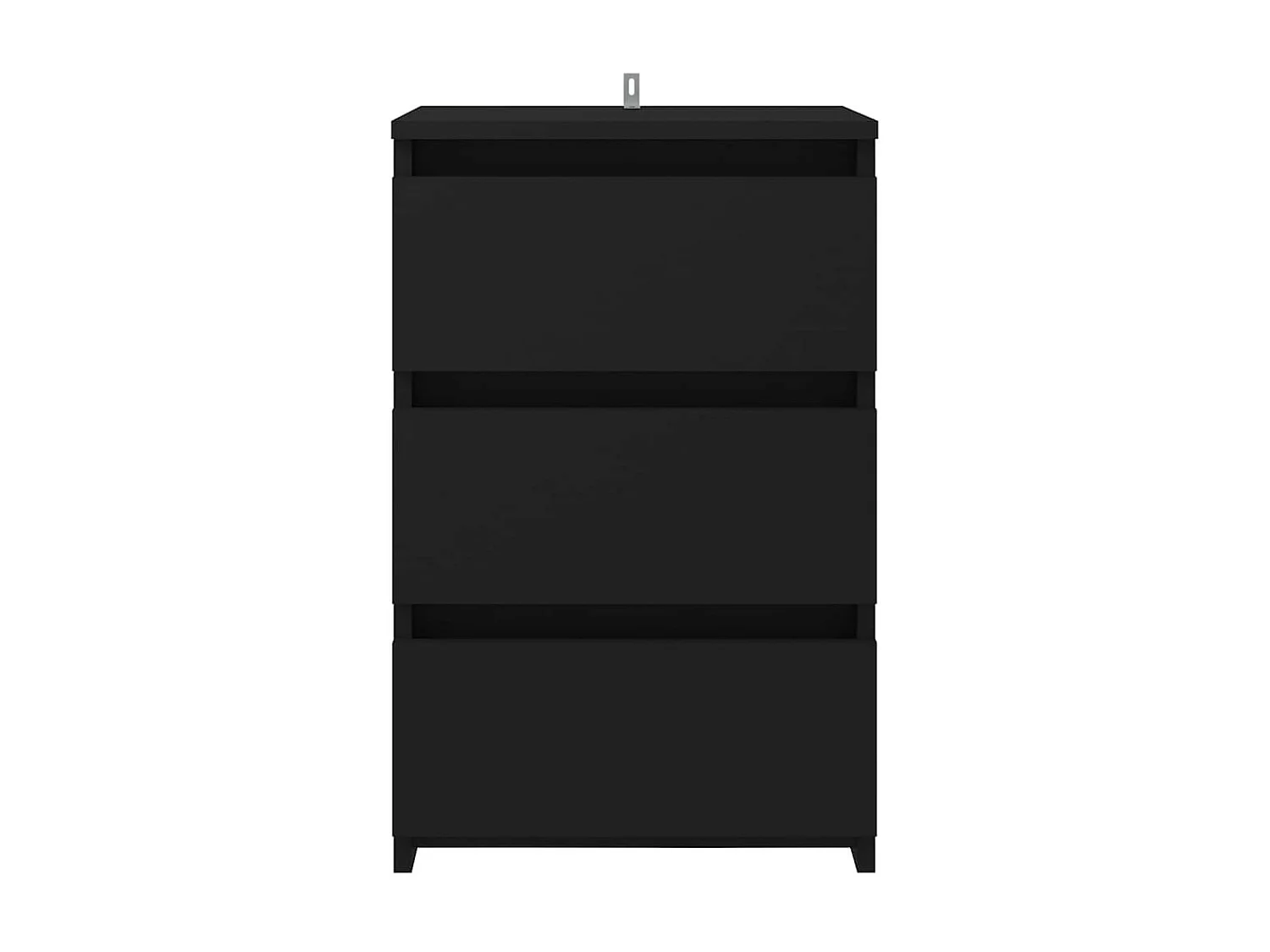 Tables de chevet 2 pcs Noir 40x35x62,5