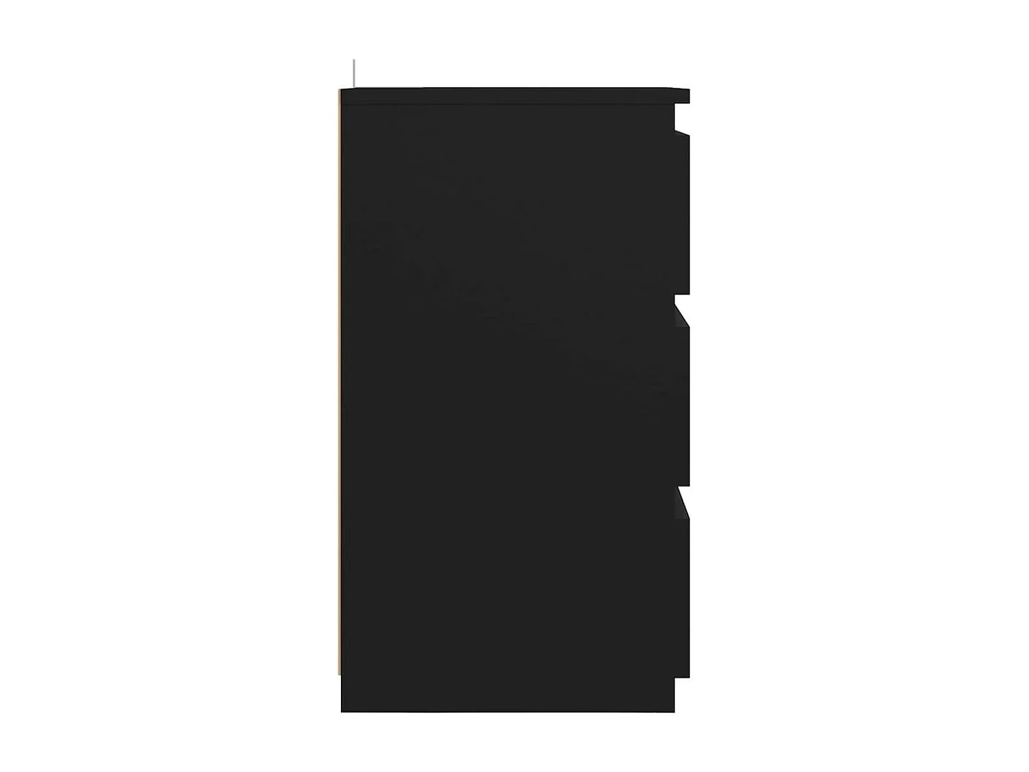 Tables de chevet 2 pcs Noir 40x35x62,5