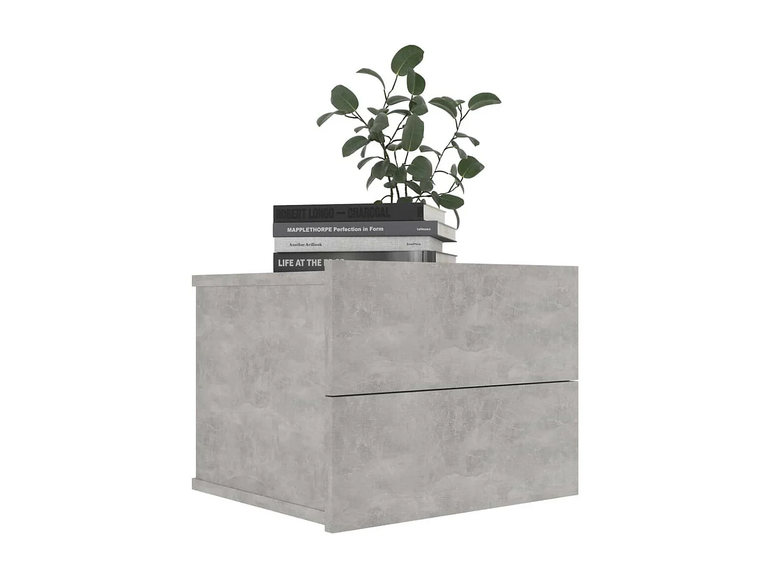 Table de chevet Gris béton 40 x 30x30