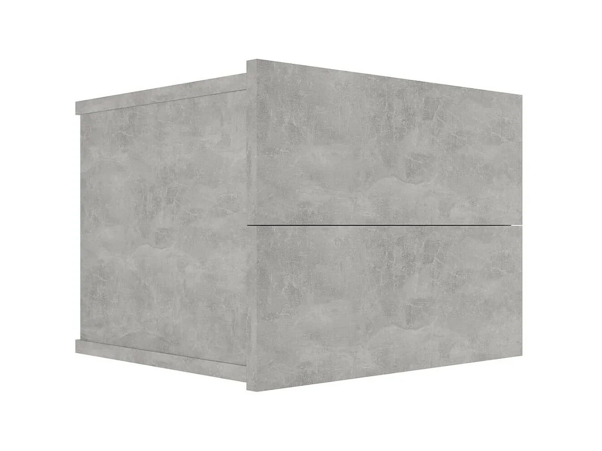 Table de chevet Gris béton 40 x 30x30
