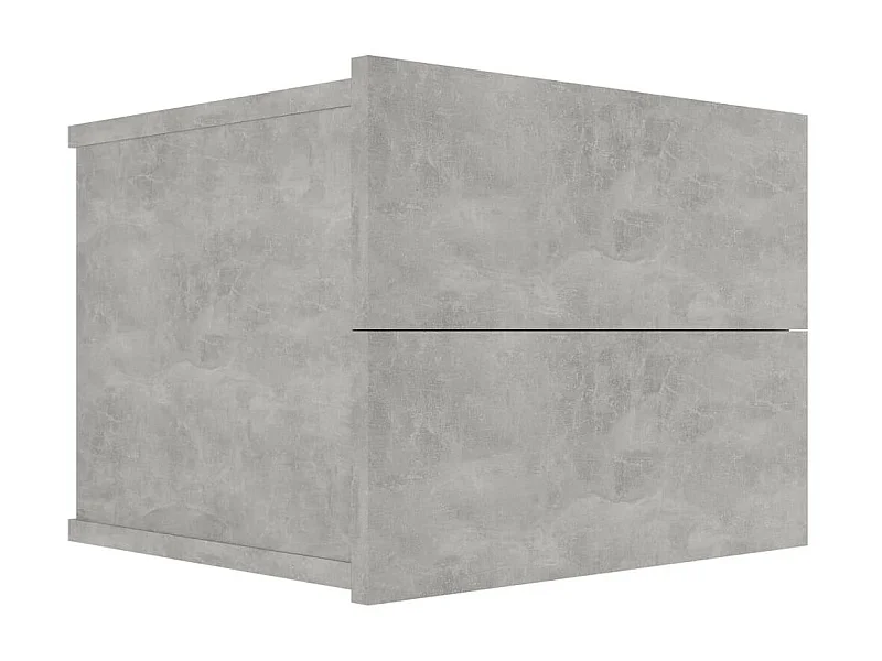 Table de chevet Gris béton 40 x 30x30