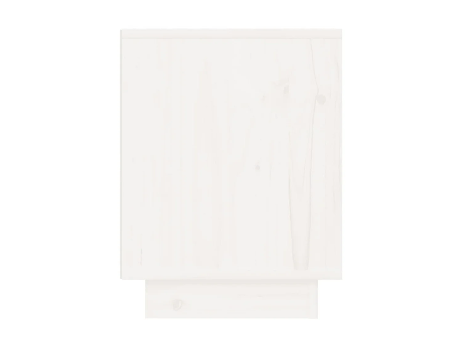 Tables de chevet 2 pcs Blanc 40x30x40 Bois de pin solide