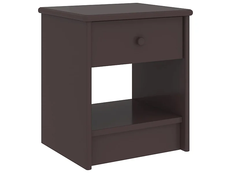 Table de chevet Marron foncé 35x30x40 Bois de pin massif