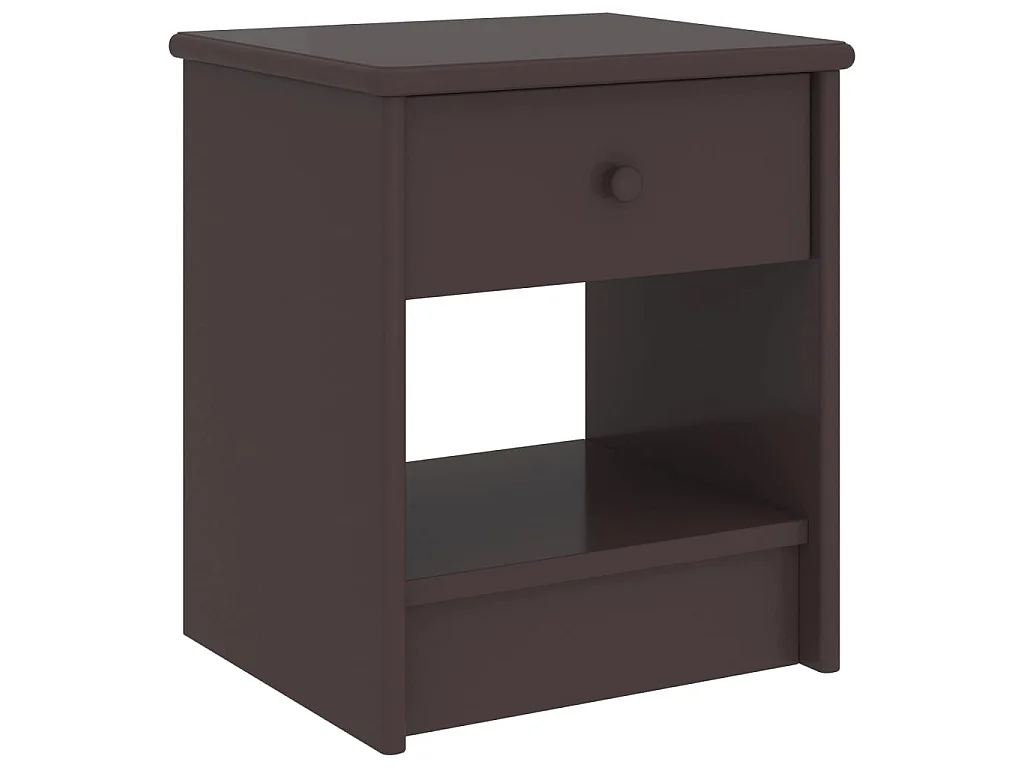 Table de chevet Marron foncé 35x30x40 Bois de pin massif