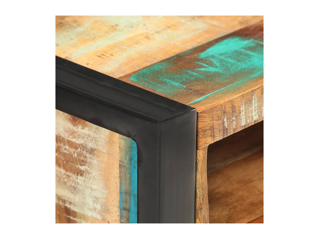 Nachtkastje 40x35x55 cm massief gerecycled hout