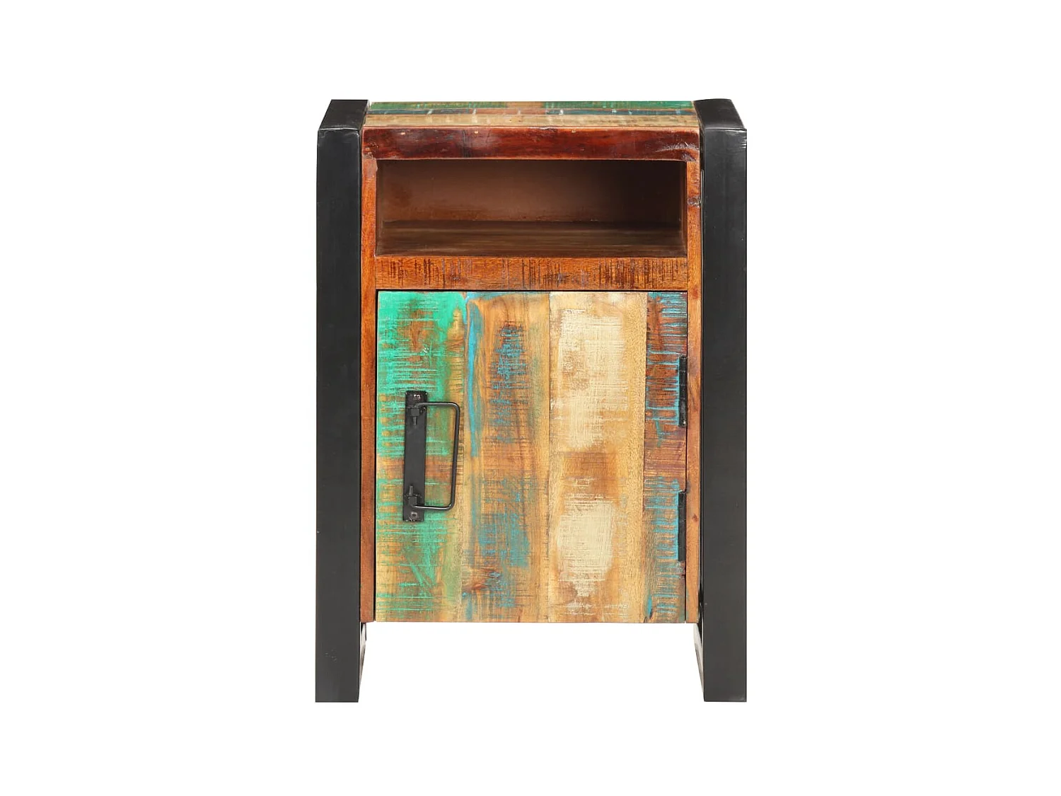 Nachtkastje 40x35x55 cm massief gerecycled hout
