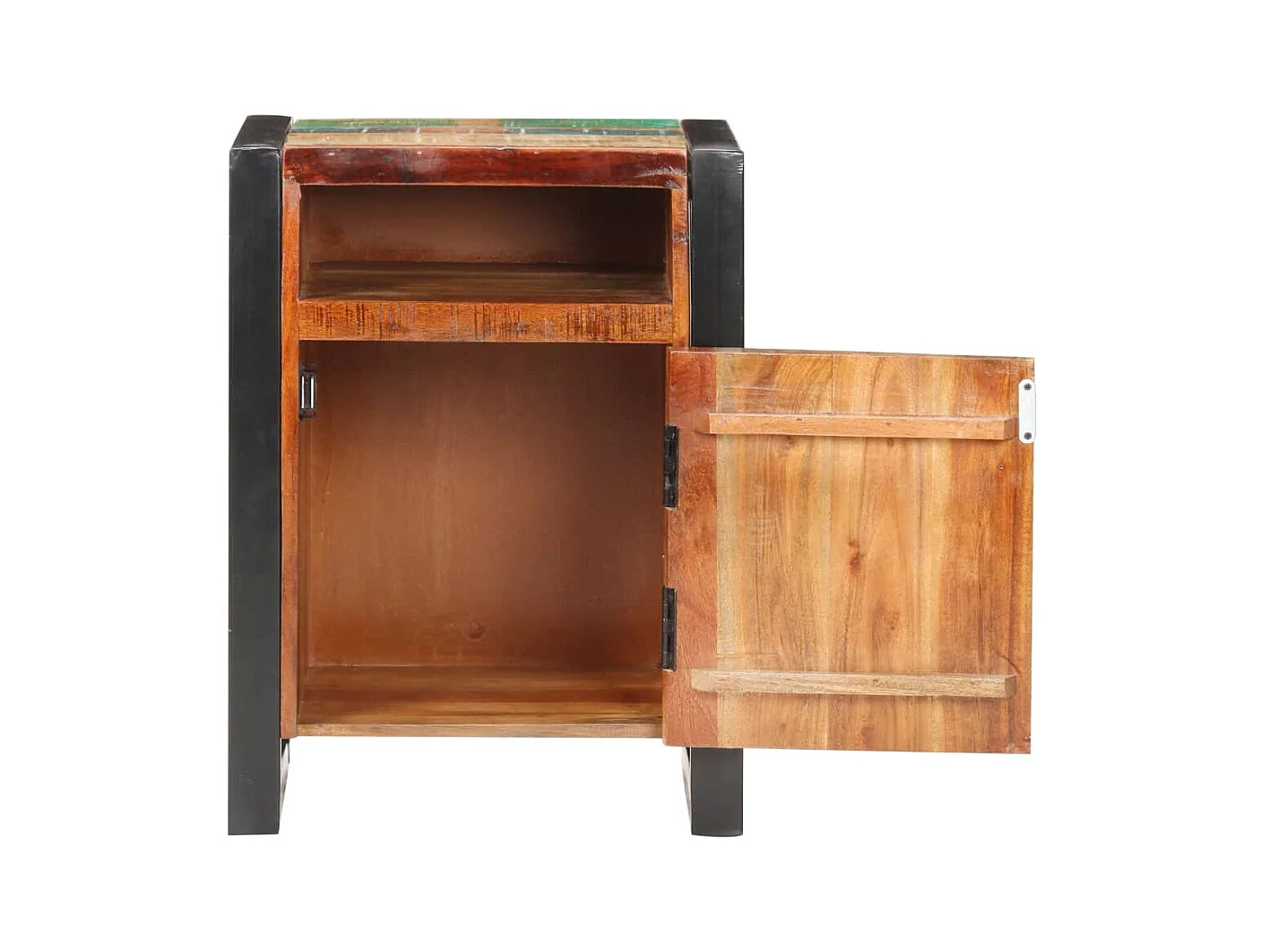 Nachtkastje 40x35x55 cm massief gerecycled hout